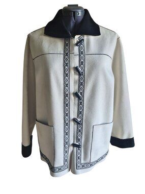Aldred Dunner Vintage White Jacket Size M